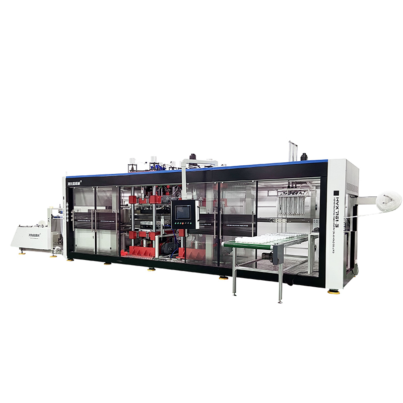 HYX-7161 Tekanan positif dan negatif automatik 3 stesen mesin thermoforming